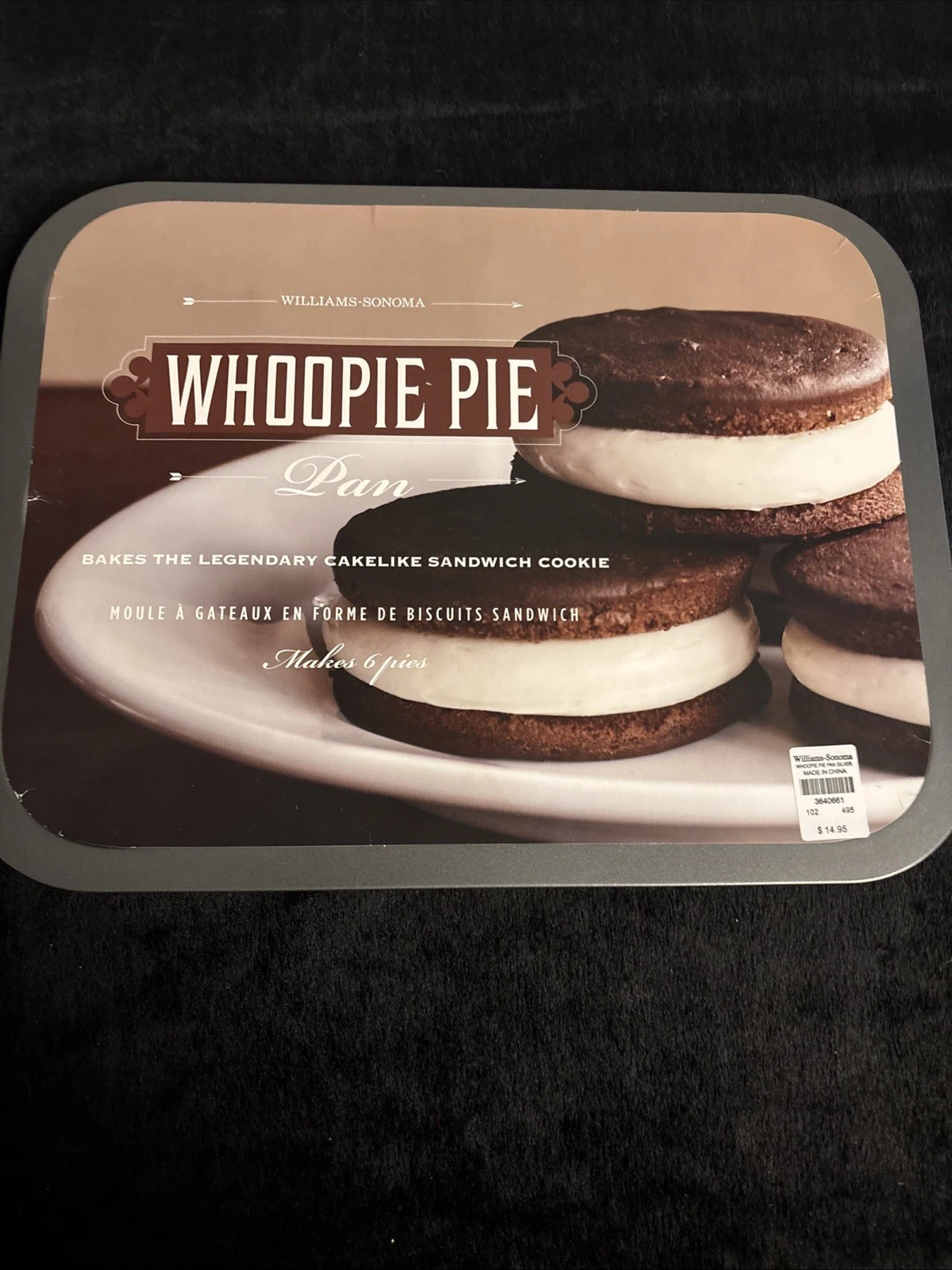 Williams-Sonoma 12-Cavity Whoopie Pie Pan Nonstick Sandwich Cookie Bakeware New