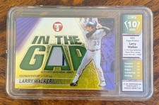 2002 Topps Pristine Larry Walker in the Gap Game Used Jersey /1000 #IG-LW 
