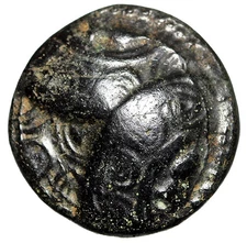 Caria, Mylasa AE16 "Three Overlapping Shields / Sword" Good Very Fine