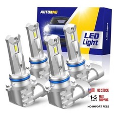 9005 9006 Bulbs Combo, 80,000LM 6000K White Super Bright 9005/HB3 9006/HB4