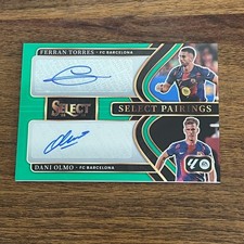 2025-26 Panini La Liga Select Ferran Torres Dani Olmo Select Pairing Auto /5