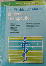 THE WASHINGTON MANUAL OF MEDICAL THERAPEUTICS 37th Edition NEW UNUSED