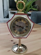 1970s Rhythm 2 Jewels Wind-Up Mechanical Mantel Clock – Made in Japan Vintage