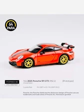 Para64 Factory Sealed 2025 Porsche 911 GT3 (992.2) Guards Red (LHD)