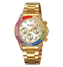 Mens Luxury Blinged Out Diamond Designer Iced Watch Diamond Look Watch