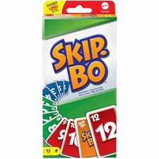 Mattel Skip-Bo Jeu de cartes Jeu de société Jeu familial à partir de 7 ans 52370