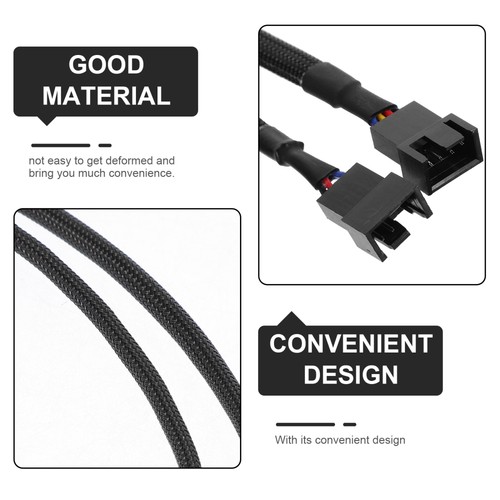 3 Pcs CPU -Adapterkabel Splitterkabel Motherboard-Lüfter-Splitter - 第 3/12 張圖片
