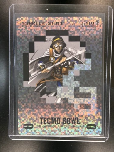 2026 Bo Jax Battle Arena Tecmo Bowl Helmet Icon Quarter Staff Steel