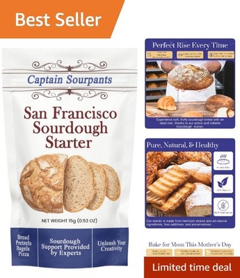 Probiotic-Rich San Francisco Sourdough Starter - Healthier Baking Made Easy