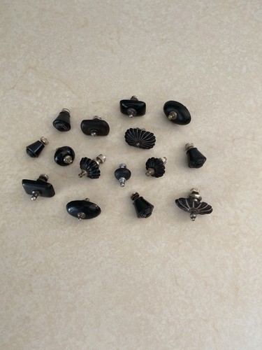 15 Victorian silver plate Bakelite Old Pewter Tea pot lid Knobs Top finials Knob - Picture 13 of 13