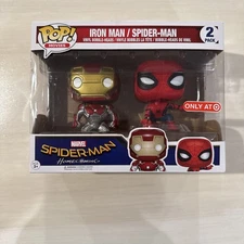 Funko Pop Iron Man Spider-Man 2 Pack  Homecoming Target Exclusive 