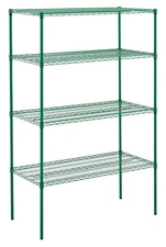 CenPro Commercial Foodservice Shelf, 24"x48" Medium-Duty 4-Shelf Kit with 74"