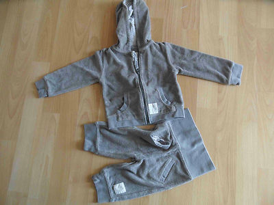 Bellybutton beautiful terry suit taupe size 68/80 top KJ1