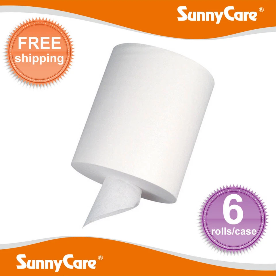 Toallas de papel SunnyCare® #5502 de 2 capas 320 hojas/rollo; 6 rollos 
