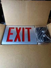 EMERGI-LITE DIECAST EXIT SIGN PRECEPTOR KAUFEL MODEL TP1R-ADF