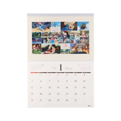 2025 Art Frame Calendar of Studio Ghibli Works japan limited