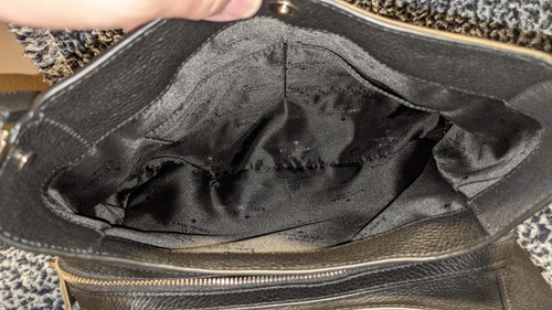 KATE SPADE NEW YORK LEILA LEATHER MEDIUM TOTE SHOULDER BAG $399 Black - Picture 17 of 20