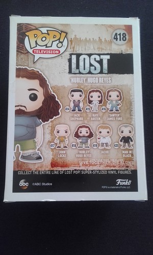 Lost "Hurley" Hugo Reyes Funko Pop Vinyl #418 - Picture 3 of 6