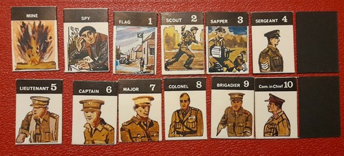 Tarjetas originales para juego de mesa de estrategia vintage L'Attaque de HP GIBSON & SONS - Imagen 24 de 28