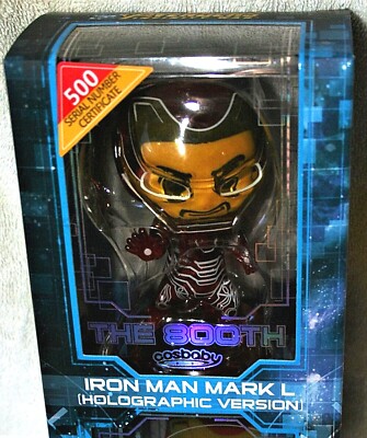 Hot Toys Cosbaby Avengers Infinity War 800th Iron Mark L Holo