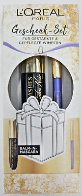 Loreal Paris 152, Volume Million Lashes Balm Noir, Black+ Eyeliner Blue Fabric