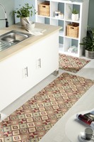 Moderner Teppich 138X220 Cm Mehrfarbig Gemustert