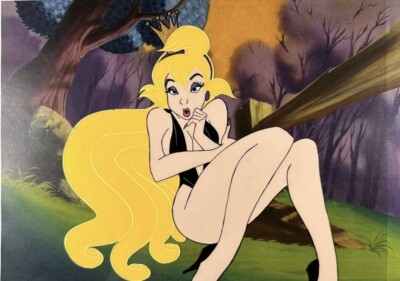 Princess Daphne   Save Me Dirk  Dragon s Lair Cel