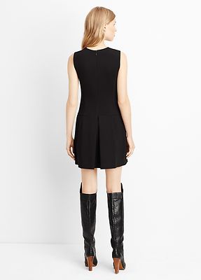 vince high neck pleated dress VINCE High Neck Pleated Dress