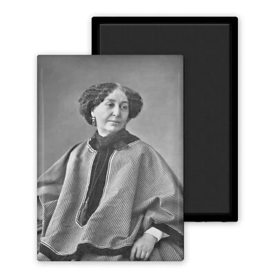 George Sand photographie portrait-Nadar Félix-Magnet Frigo 54x78mm