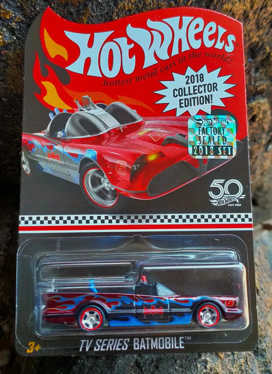 Hot Wheels 2018 Collector Edition 50Th TV SERIES BATMOBILE