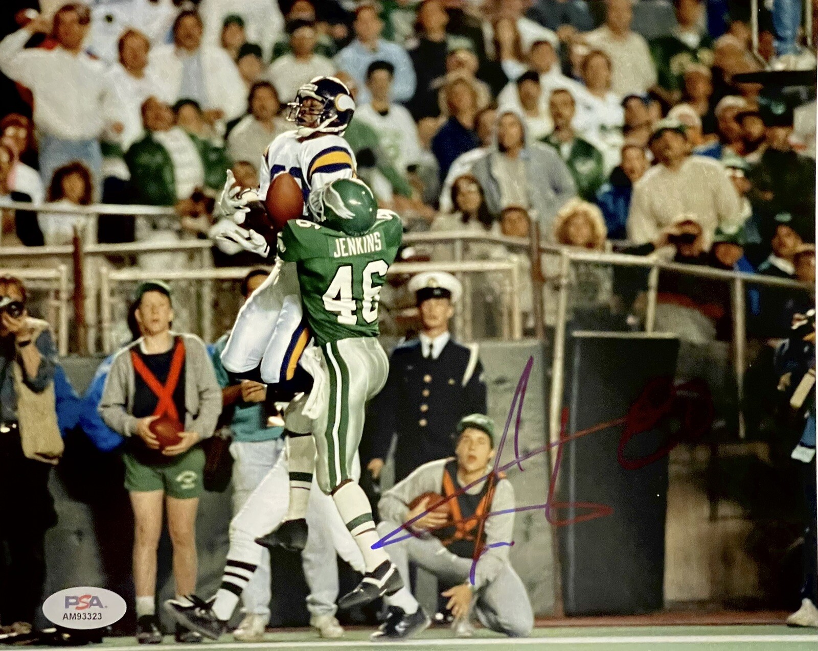 Cris Carter Autographed Signed Minnesota Vikings 8x10 Photo Ohio State PSA/DNA 