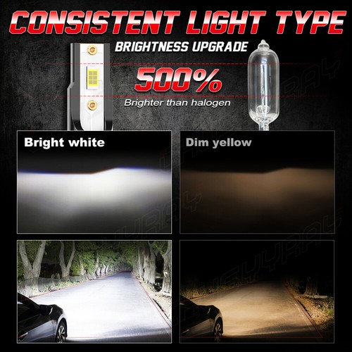 Fit Toyota Corolla 2005 2006-2008 4x LED Headlight High Low Beam Bulbs 9005+9006 - Bild 11 von 16