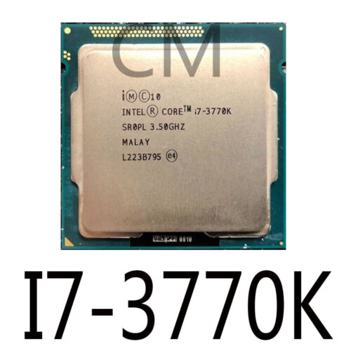 Procesador de CPU Intel Core i7-3770K 3,5 GHz LGA1155 4 núcleos 8M 5 GT/s - Imagen 1 de 1