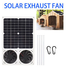 Pumplus Solar Fan, Powerful 50-Watt Ventilation Fan Kit Solar Powered