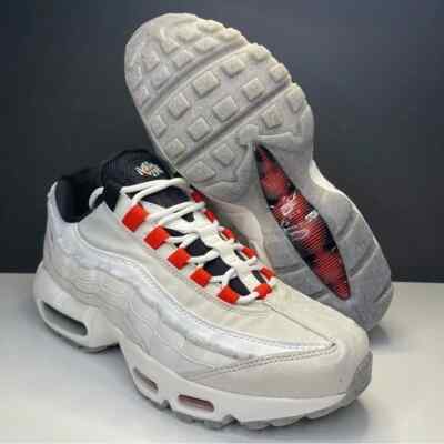 Nike Air Max 95 SE Light Bone Habanero Red Blk DQ0268-002 Men's or  Women’s