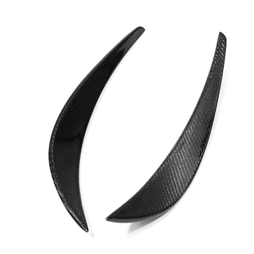 Fit For Audi R8 V8 V10 07-15 Front Bumper Splitter Canard Fins Trims Real Carbon - Afbeelding 5 van 12