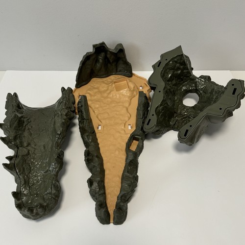 Schleich Wild Life Croco Jungle Research Station Cocodrilo Montaña Juego CABEZA - Imagen 6 de 10