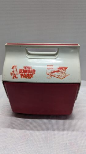 Vintage Little Playmate by Igloo Red White Logo Cooler - The Lumber Yard - 第 1/10 張圖片