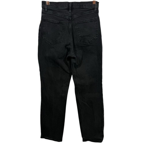 Abercrombie & Fitch ‘90s Straight Ultra High Rise Jeans Black 4/27 - Picture 2 of 7