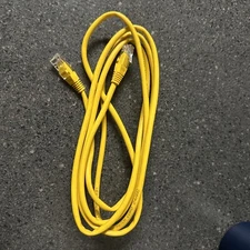 VERICOM CAT 5.E U/UTP Patch CORD 24AWG Yellow 5+ Feet, Never Used, See Pics
