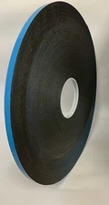A.A. 2 sided Black 1/16" thick x 3/8" x 150 ft. Foam Mounting Tape 