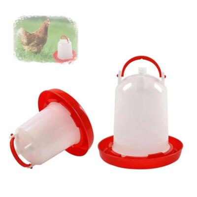 Chicken Feeder Drinker Poultry Chick Hen Quail Bantam Food Water Kettle New S5