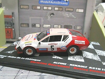 RENAULT Alpine A310 1800 Rallye Chataigne Winner 1976 #5 Dacremont IXO Al 1:43