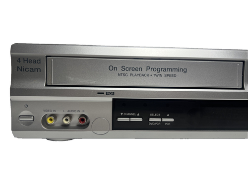 Ferguson VHS DVD Player FVD100-01 Combi 4 Head VCR Recorder - Dolby NTSC Works - Picture 2 of 12