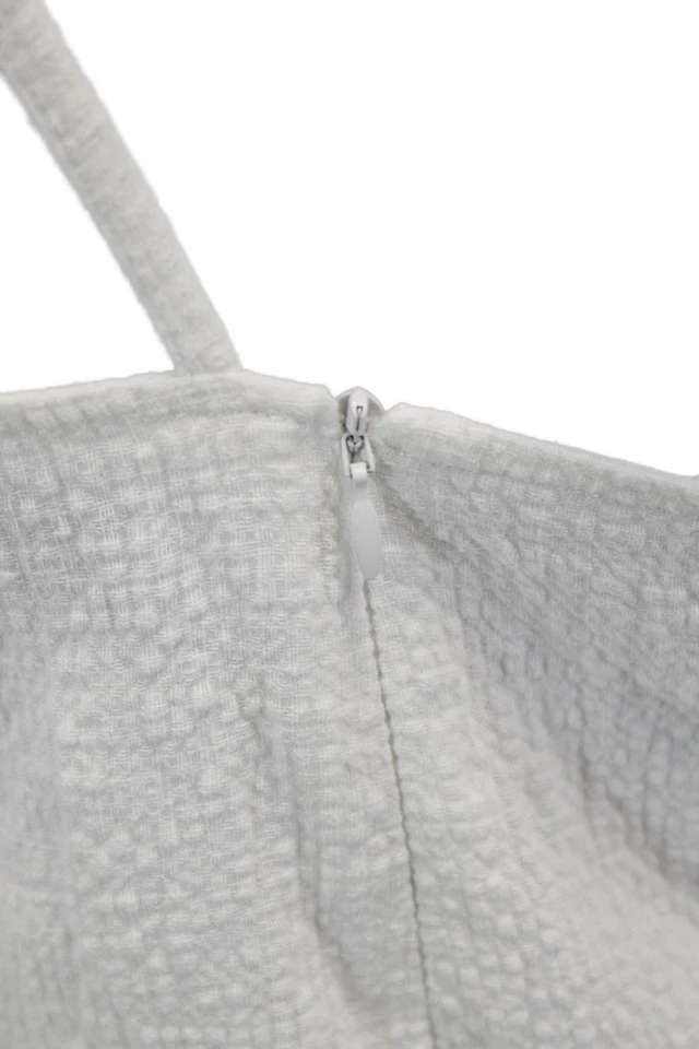 Maxi Vestido Suboo Para Mujer Un Hombro Sin Mangas Cinturón Doble Abertura Blanco Talla M Foto 4 de 4