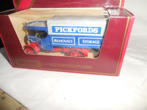 Vintage Matchbox Models of Yesteryear Y-27 Foden Steam Lorry Pickfords Blue 1 - Picture 2 of 5