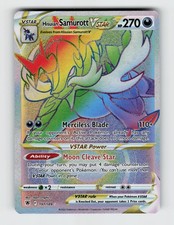 Hisuian Samurott VSTAR 197/189 Holo Rainbow Rare Astral Radiance Pokemon 2022 LP on eBay