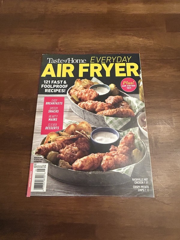 Air Fryer Taste of Home Cookbook Magazine Soft Back