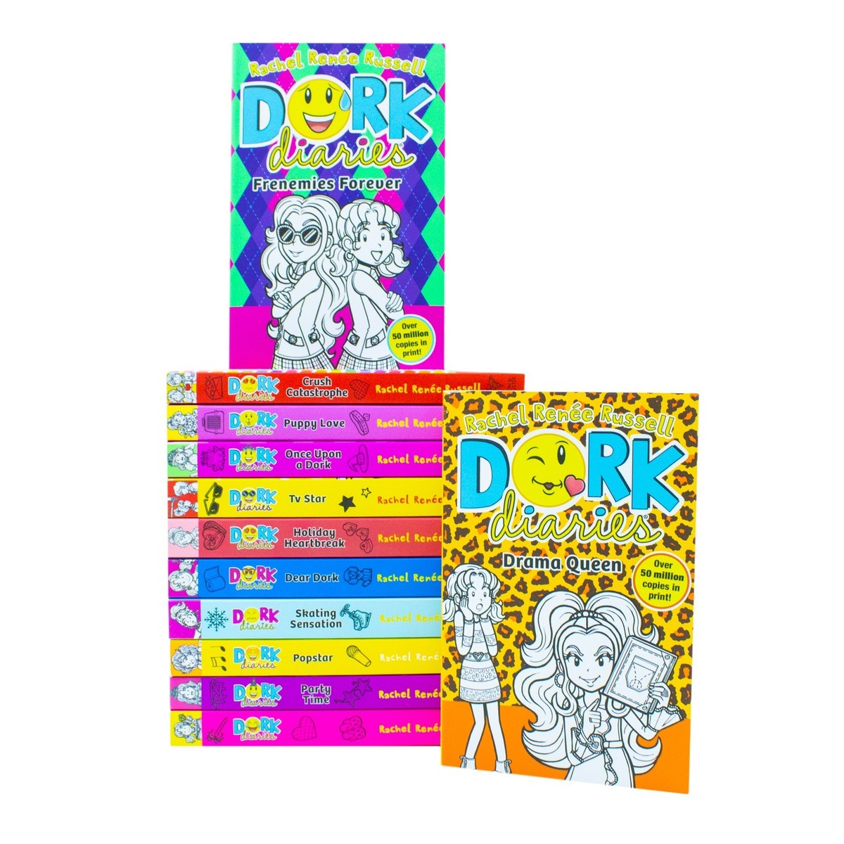 Dork Diaries ドークダイアリーズ　洋書 12冊 Dork Diaries Series 1-12 Collection Set by Rachel Renee