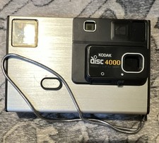 Kodak Disc 4000 Vintage Disc Film Camera Silver/Black w/ Box